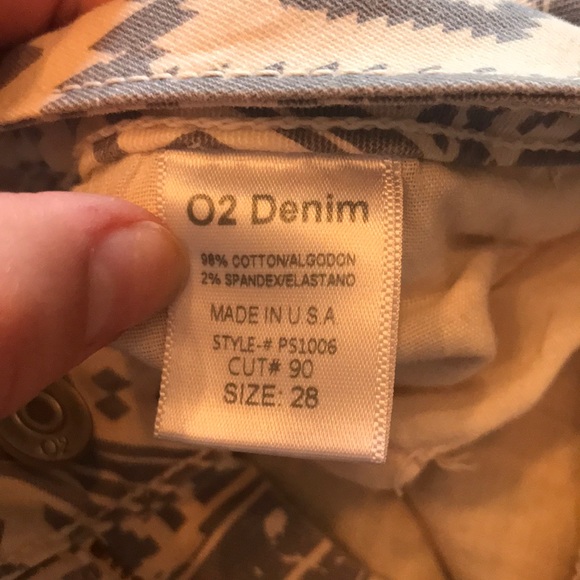 O2 Denim Patterned Jeans - Picture 5 of 5